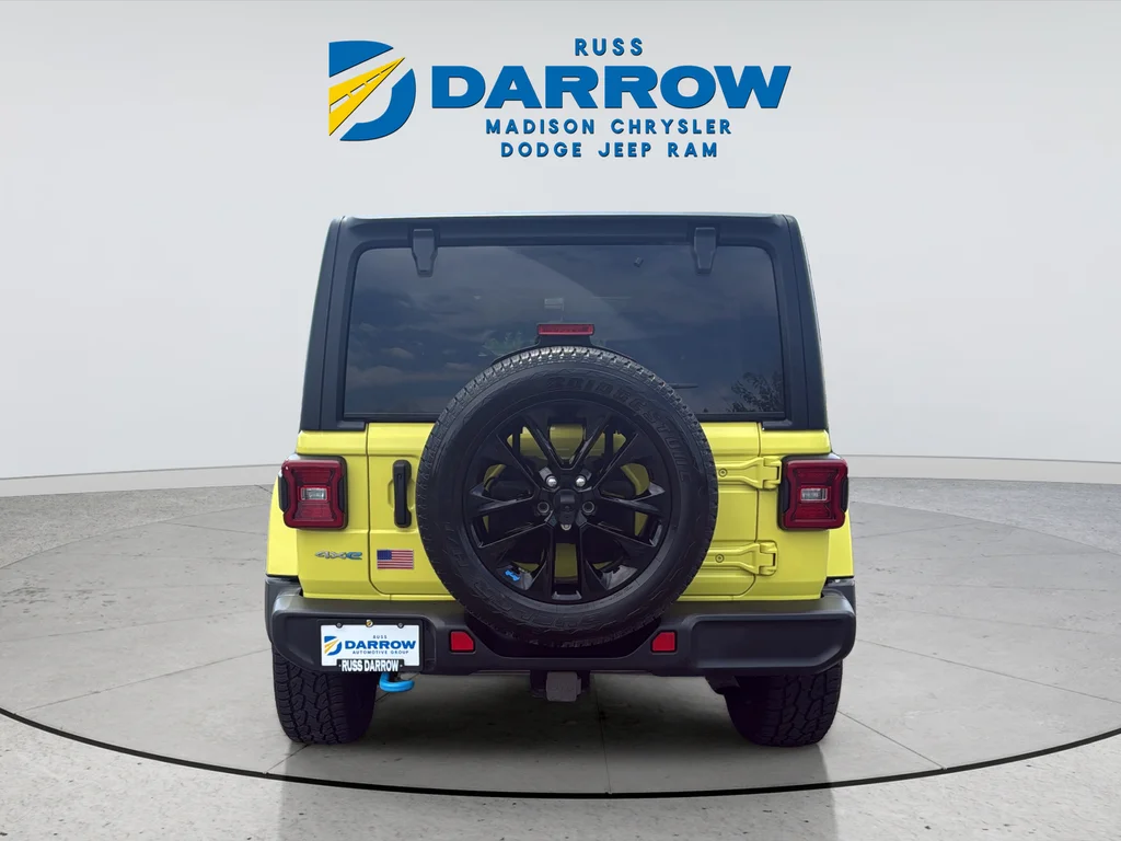 Certified Used 2023 Yellow Jeep Sahara 4xe image 4