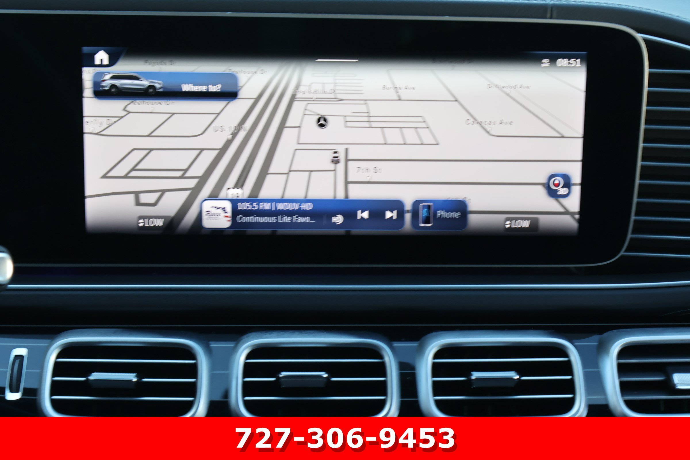 Certified Used 2025 Selenite Gray Metallic Mercedes-Benz GLS 450 image 3