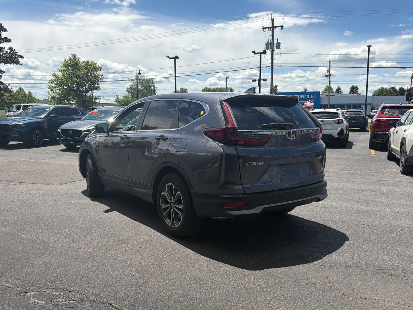 Used 2022 Modern Steel Metallic Honda EX image 4