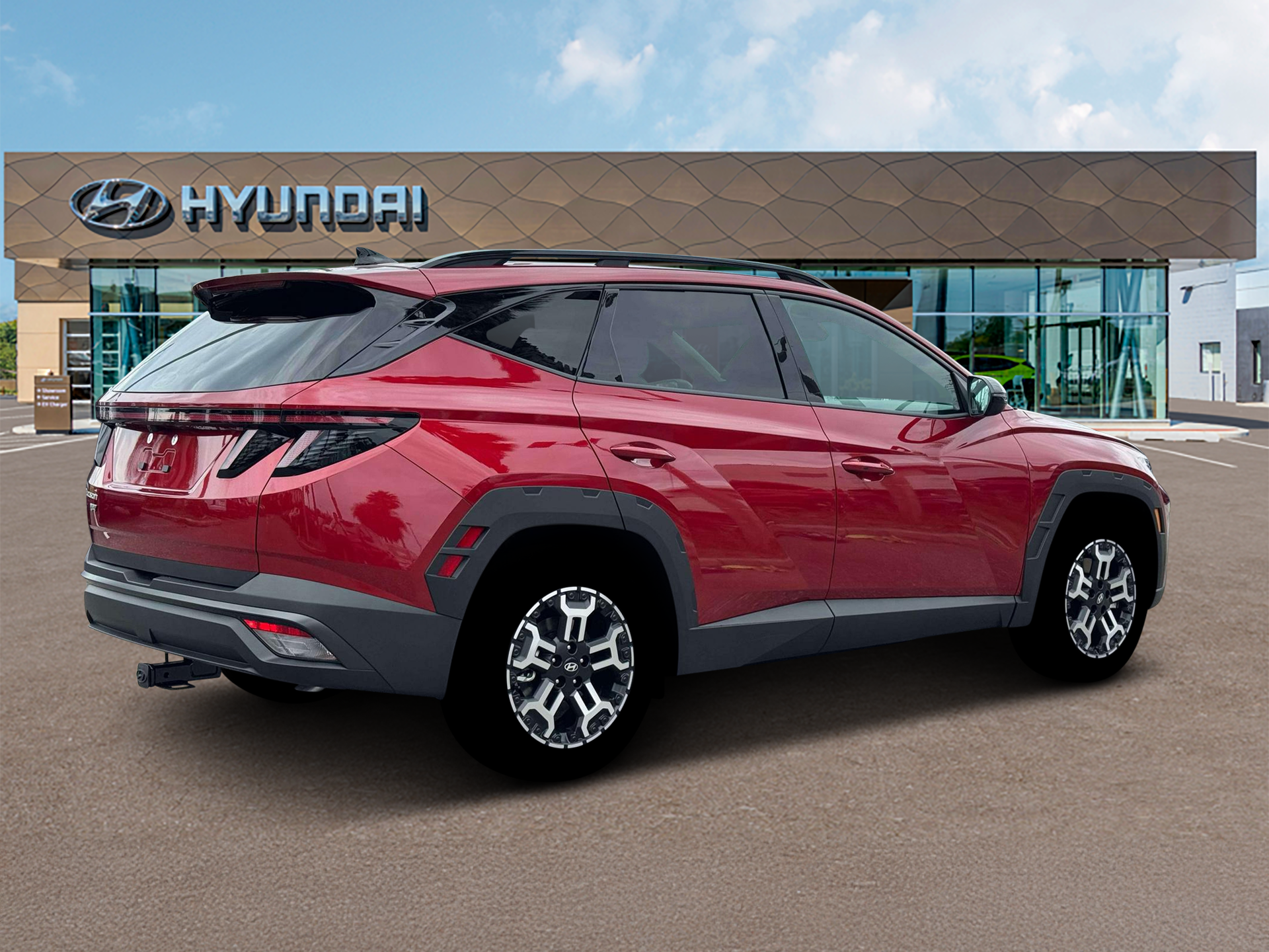 New 2026 Red Hyundai XRT FWD image 8