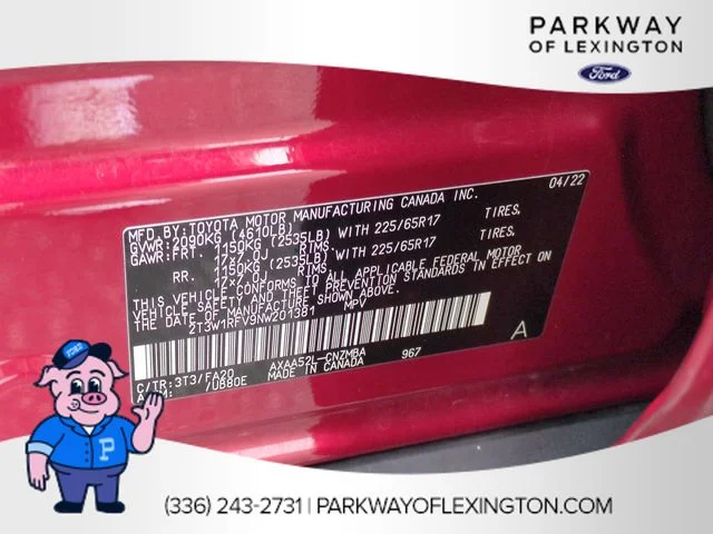 Used 2022 Red Toyota XLE image 36