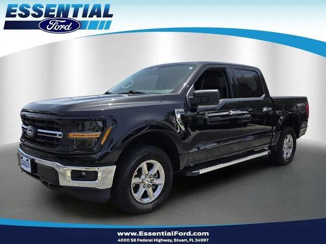 Certified Used 2025 Black Metallic Ford XLT image 1