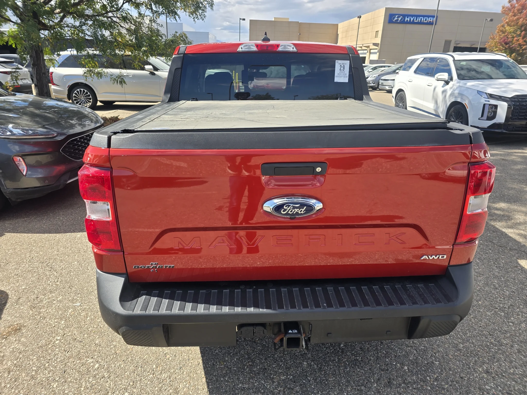 Used 2022 Hot Pepper Red Tinted Clearcoat Metallic Ford XLT image 4