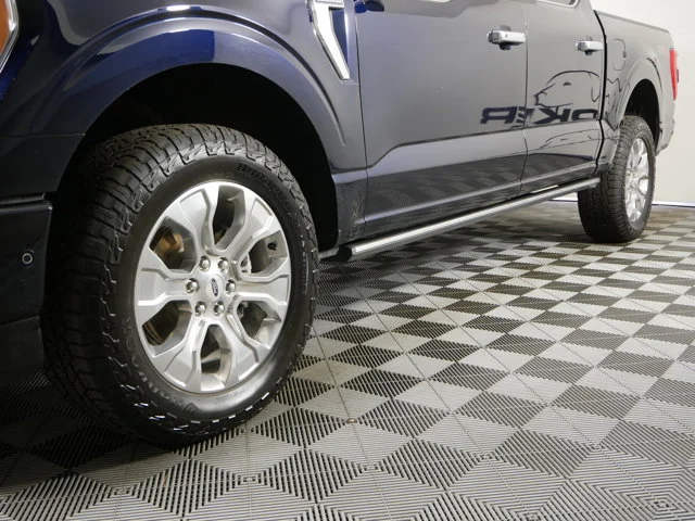 Used 2022 Antimatter Blue Metallic Ford Platinum image 2