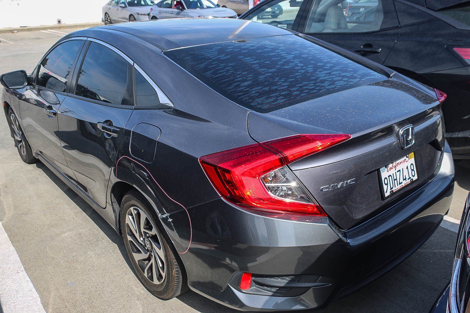 Used 2016 Modern Steel Metallic Honda EX image 11