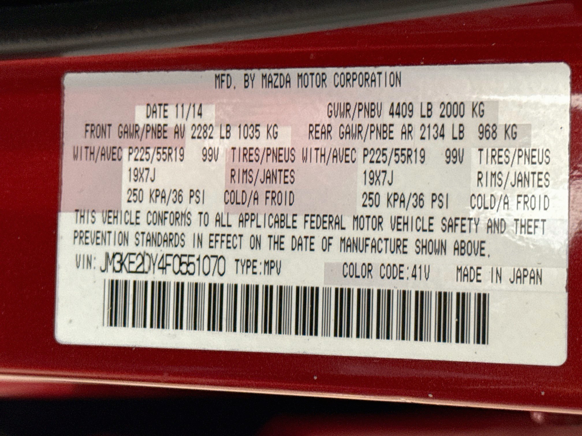 Used 2015 Soul Red Mazda Grand Touring image 29
