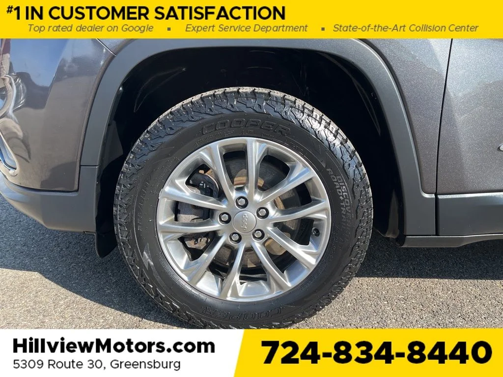 Certified Used 2020 Crystal Metallic Jeep Latitude Plus image 11