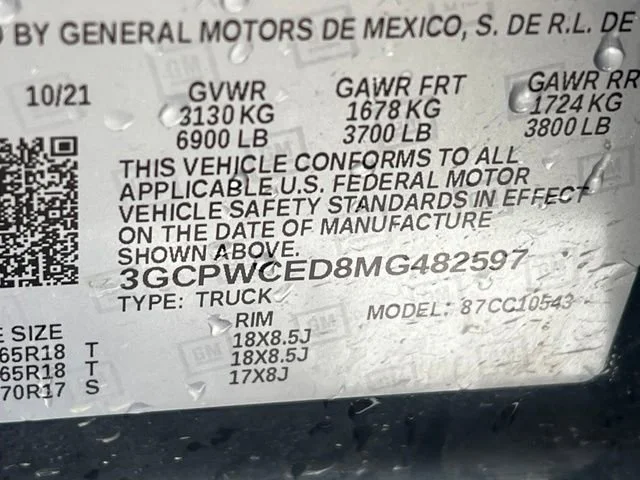 Used 2021 NORTHSKY BLUE METALLIC Chevrolet LT image 13