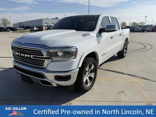 Used 2022 Bright White Clearcoat Ram Laramie image 1