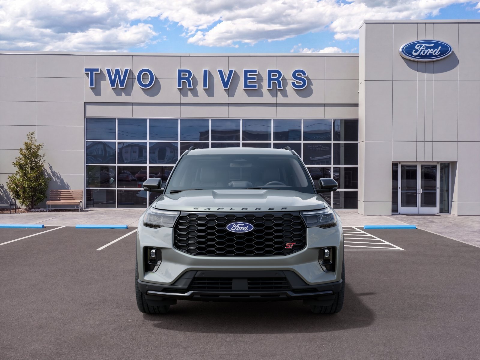 New 2027 Avalanche Gray Ford ST image 3