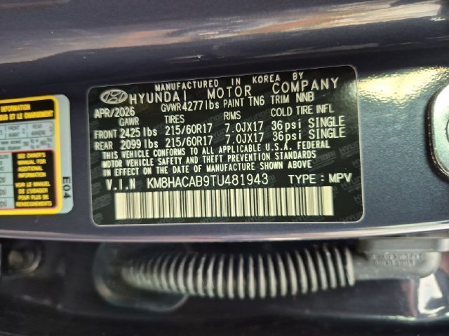 Used 2026 Blue Hyundai SE image 31