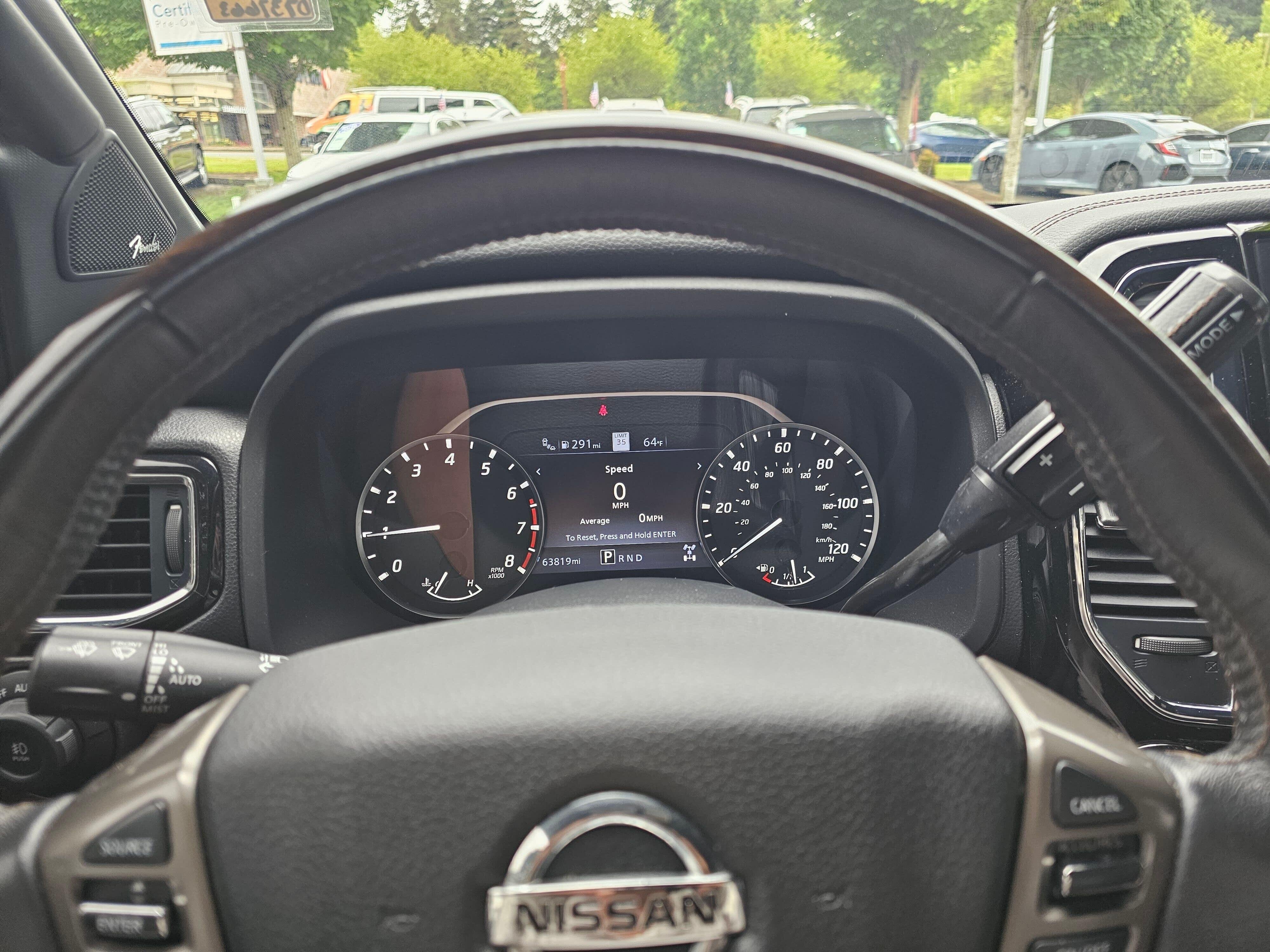 Used 2021 Super Black Nissan Platinum Reserve image 25