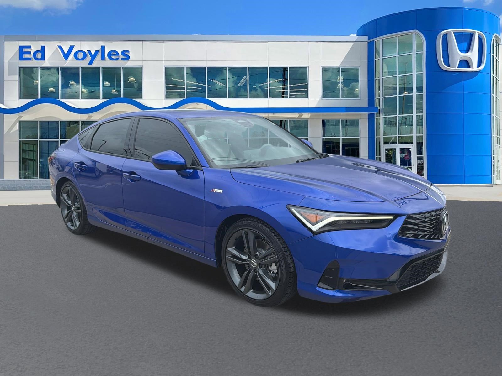 Used 2024 Apex Blue Pearl Acura with A-Spec Package image 1