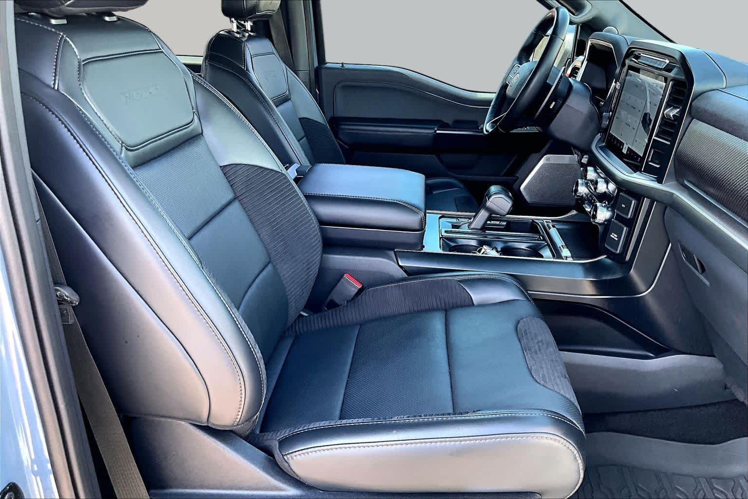 Used 2023 Azure Gray Metallic Tri-Coat Ford Raptor image 11