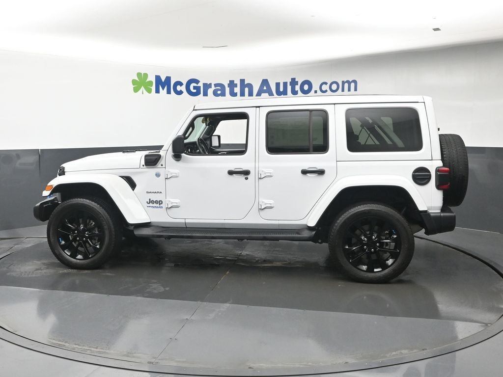 Used 2022 White Jeep Unlimited Sahara 4xe image 21