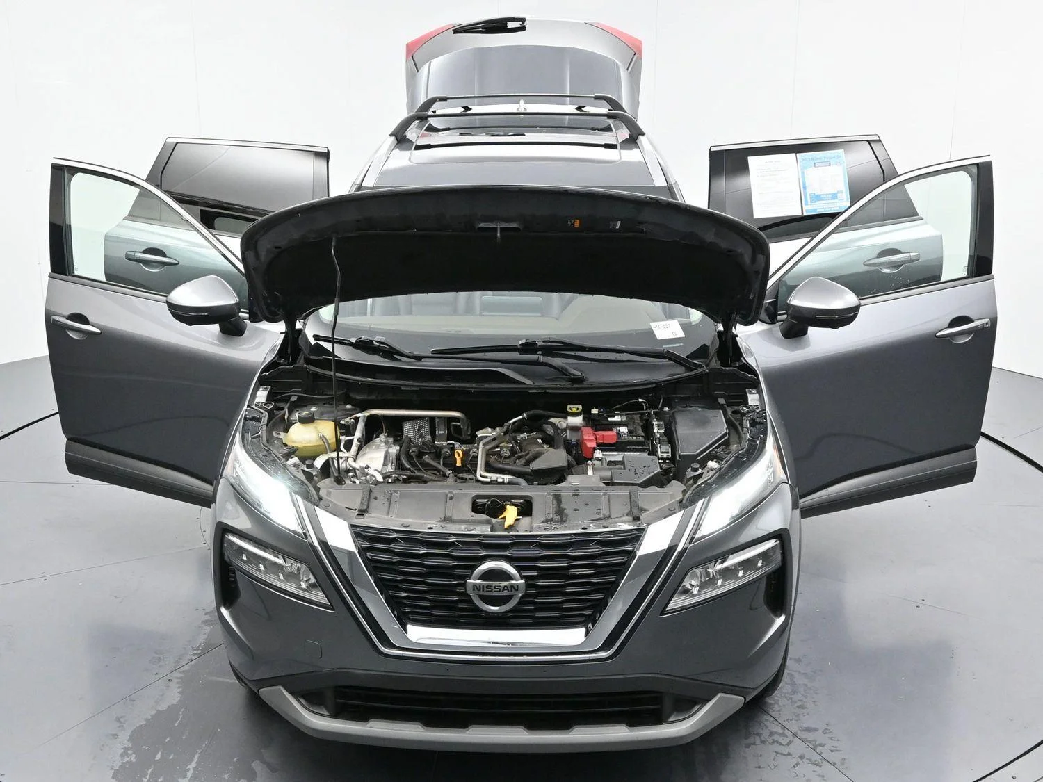 Used 2021 Gun Metallic Nissan SV image 43