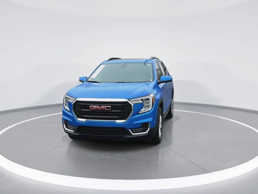 Certified Used 2024 Blue GMC SLE image 3