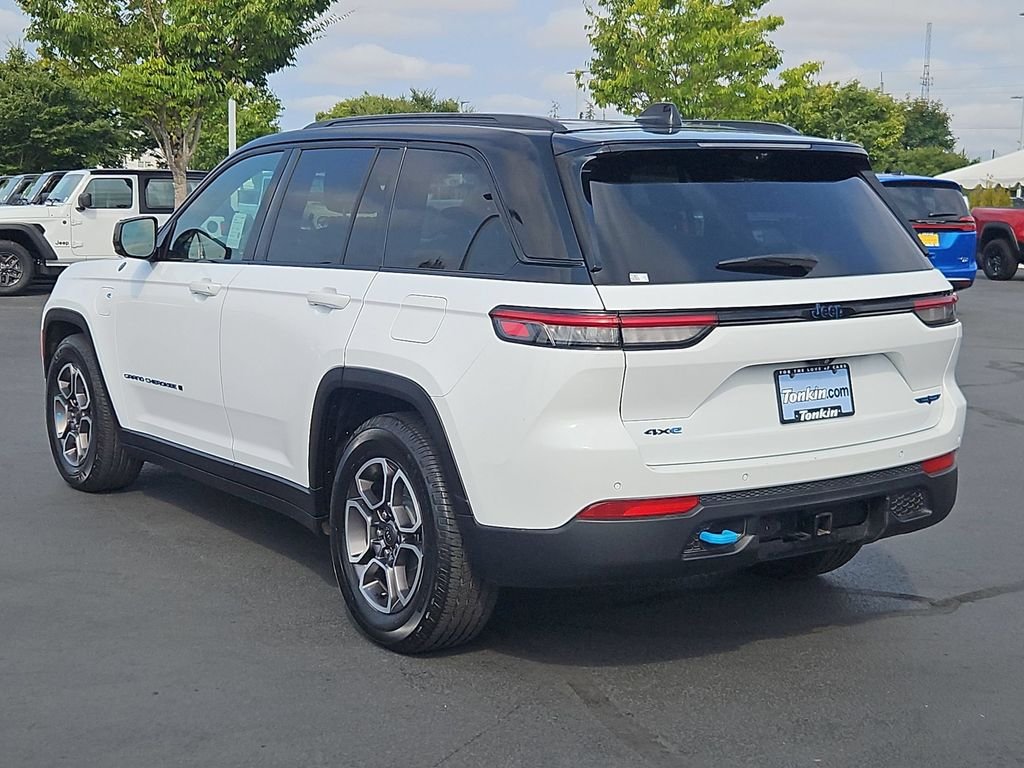 Certified Used 2022 White Jeep Trailhawk 4xe image 4