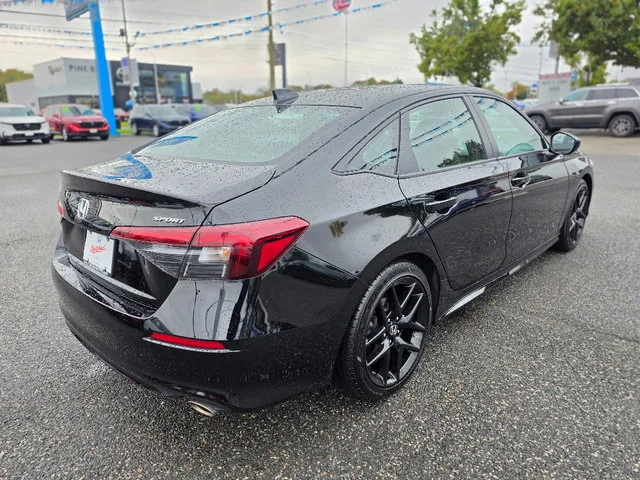 Certified Used 2025 Crystal Black Pearl Honda 4D SPORT image 6