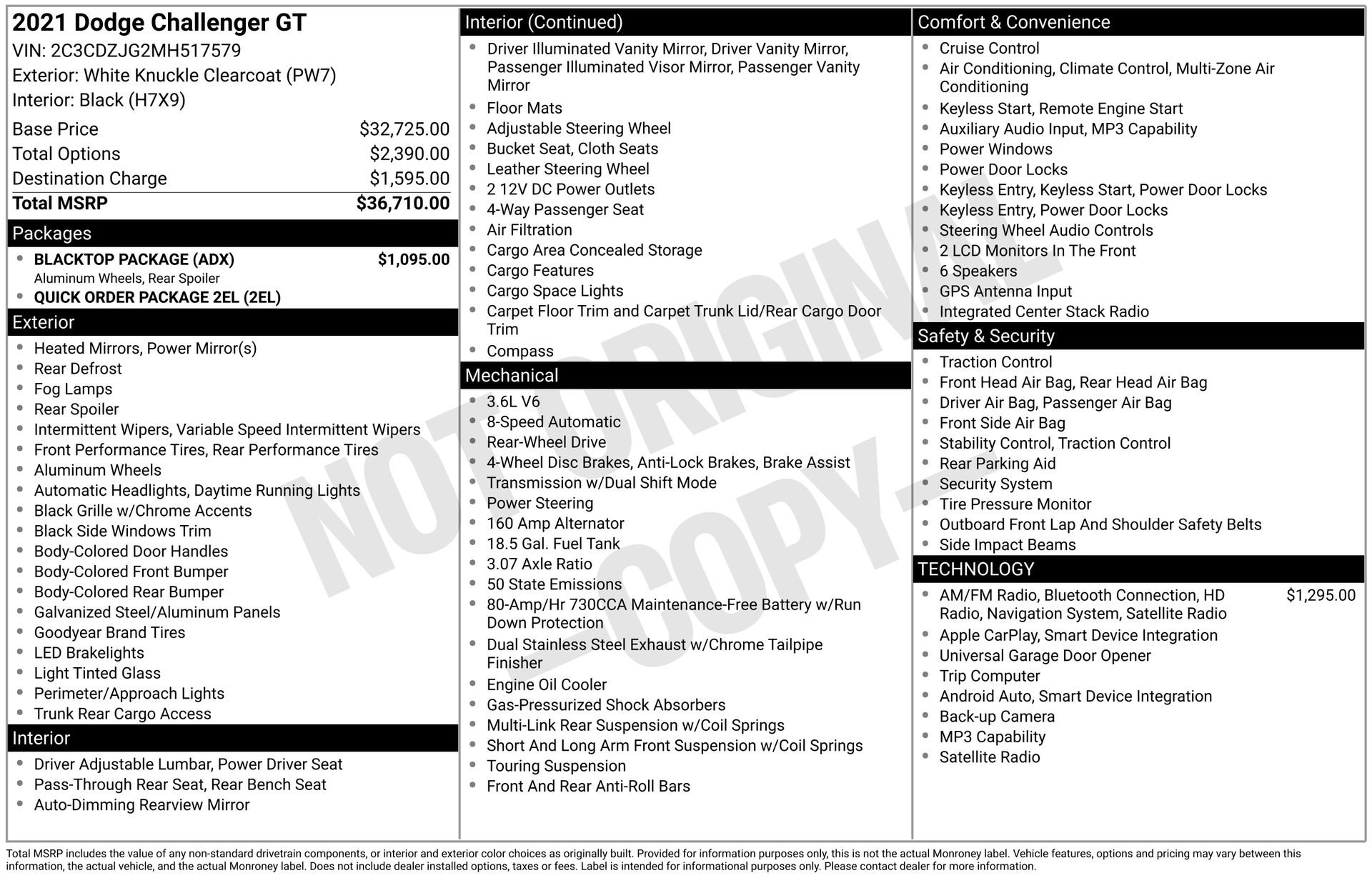 Used 2021 White Dodge GT image 41