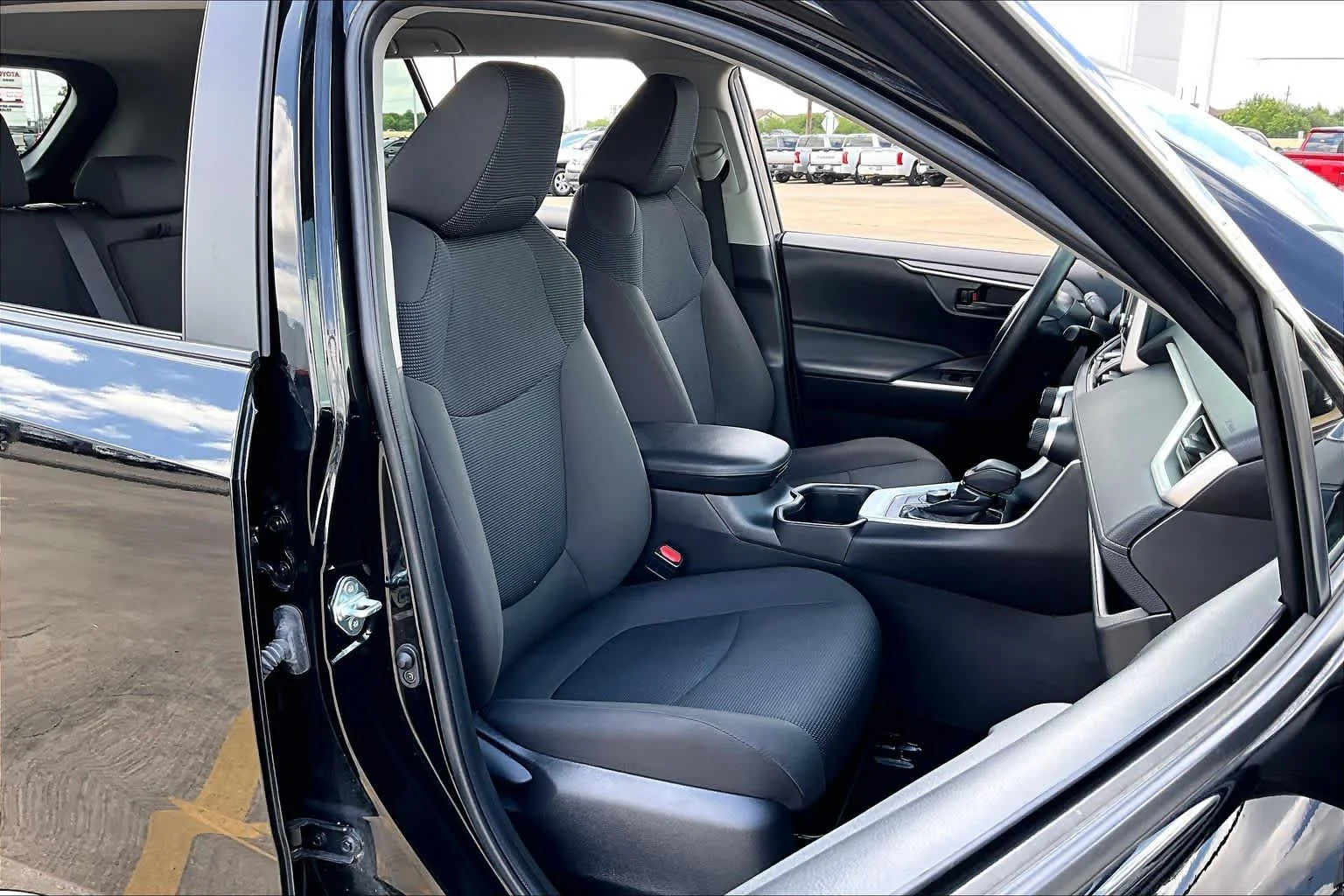 Used 2024 Midnight Black Metallic Toyota Hybrid LE image 9