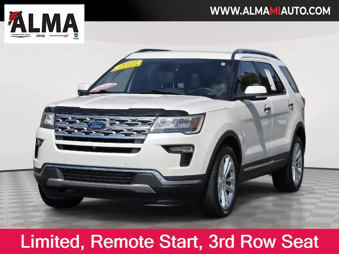 Certified Used 2019 White Platinum Metallic Tri-Coat Ford Limited image 3