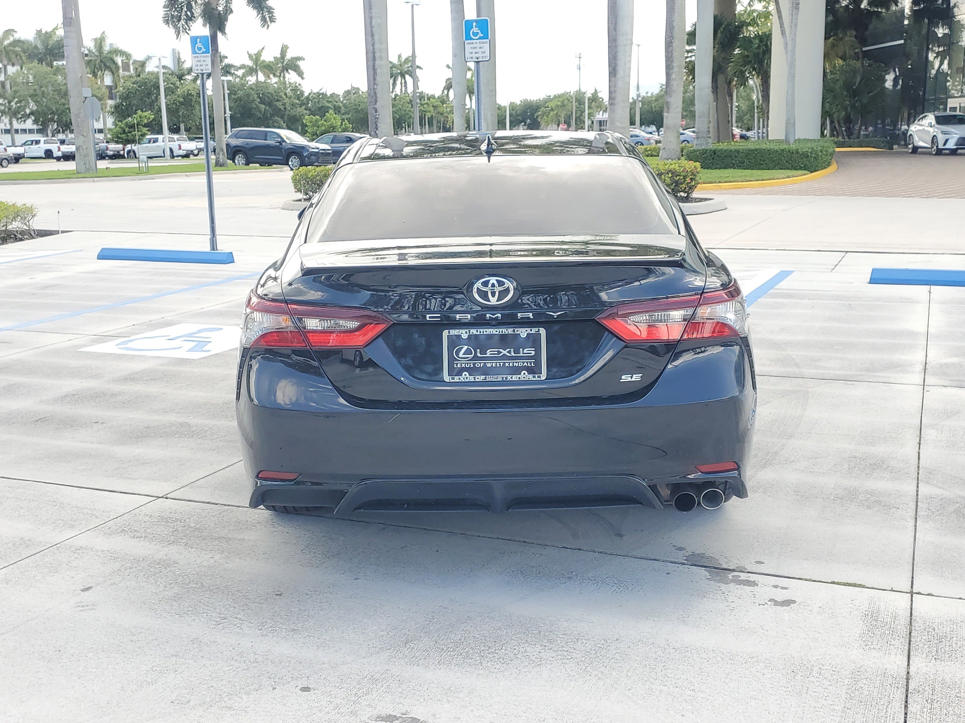 Used 2024 Midnight Black Metallic Toyota SE image 9