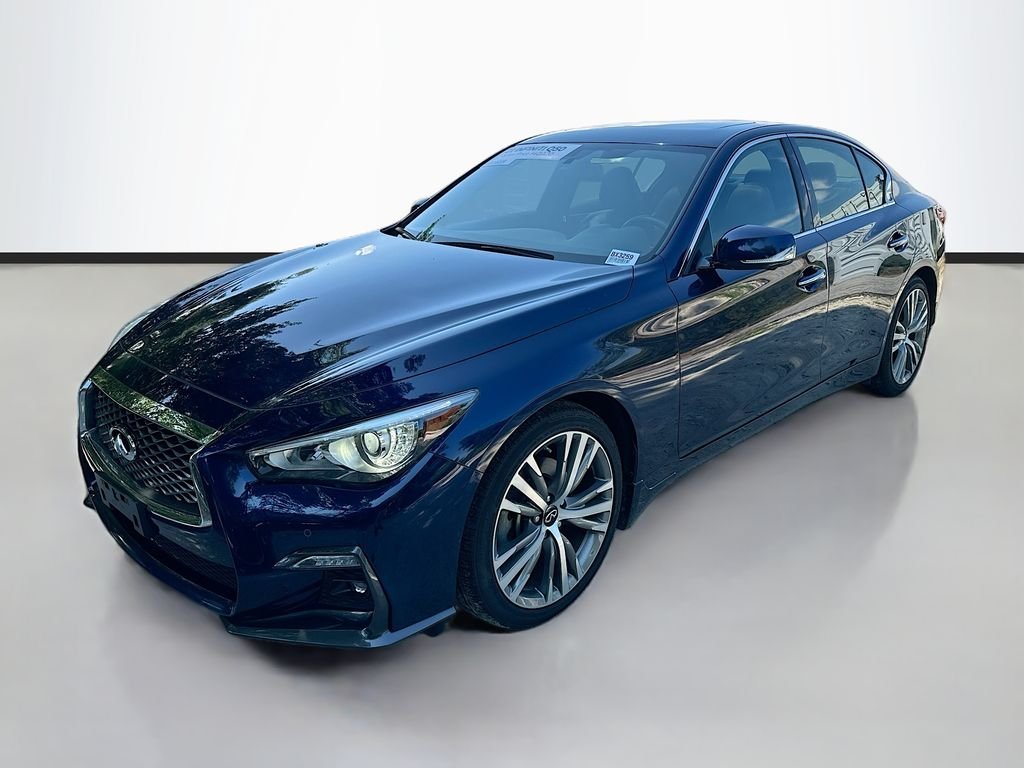 Used 2021 Blue INFINITI 3.0t SENSORY image 1