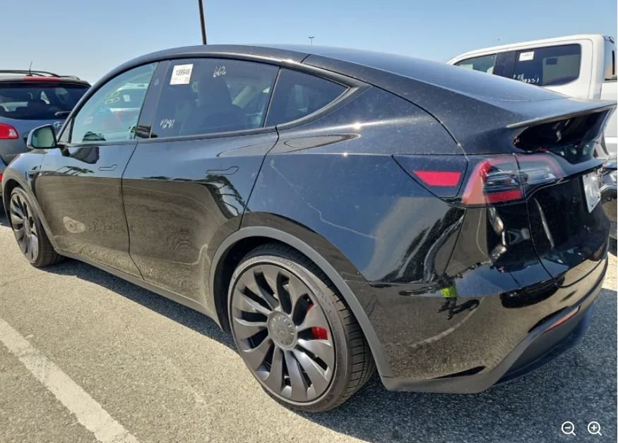 Used 2023 Black Tesla Performance image 2
