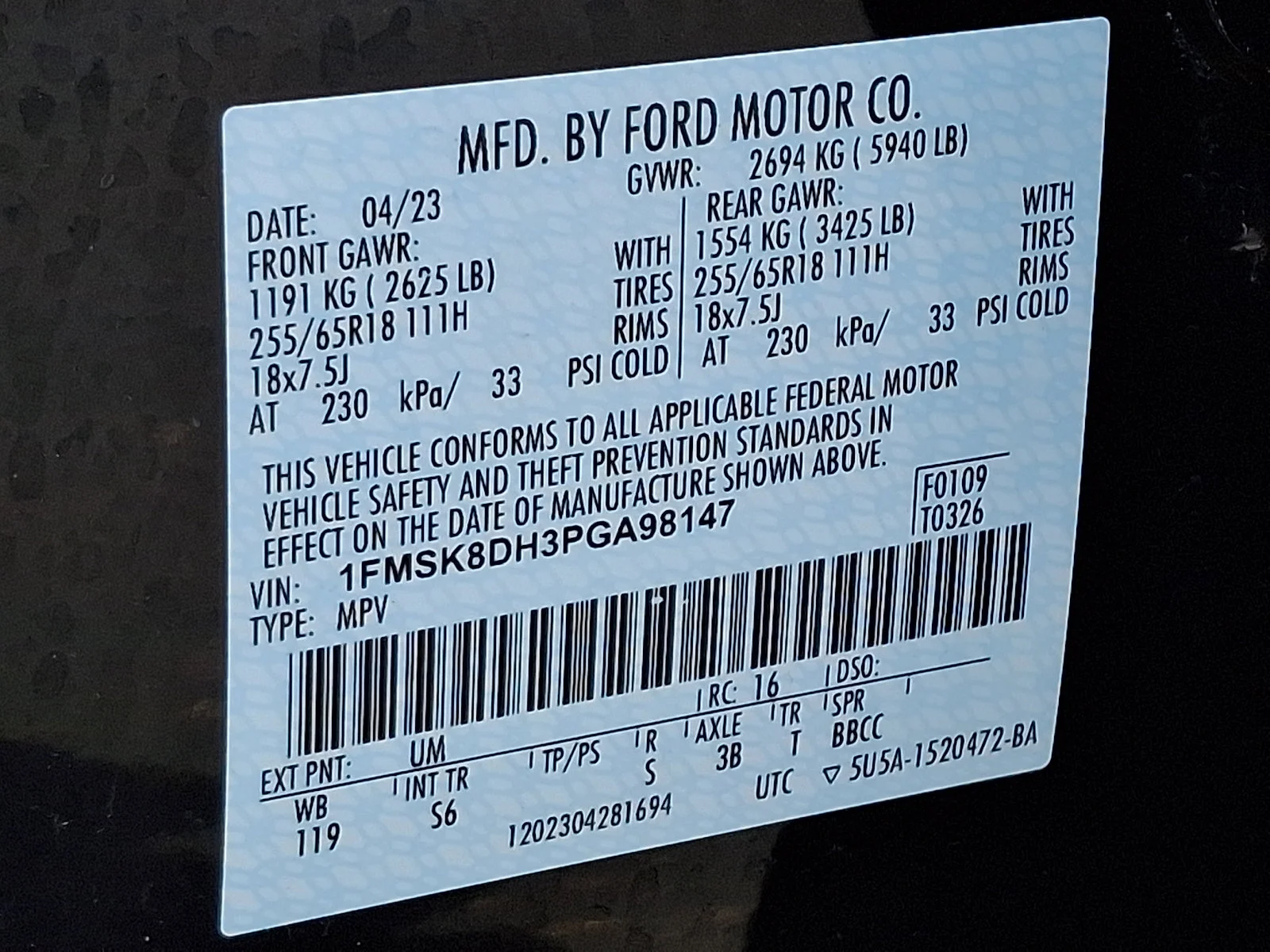 Used 2023 Black Metallic Ford XLT image 26