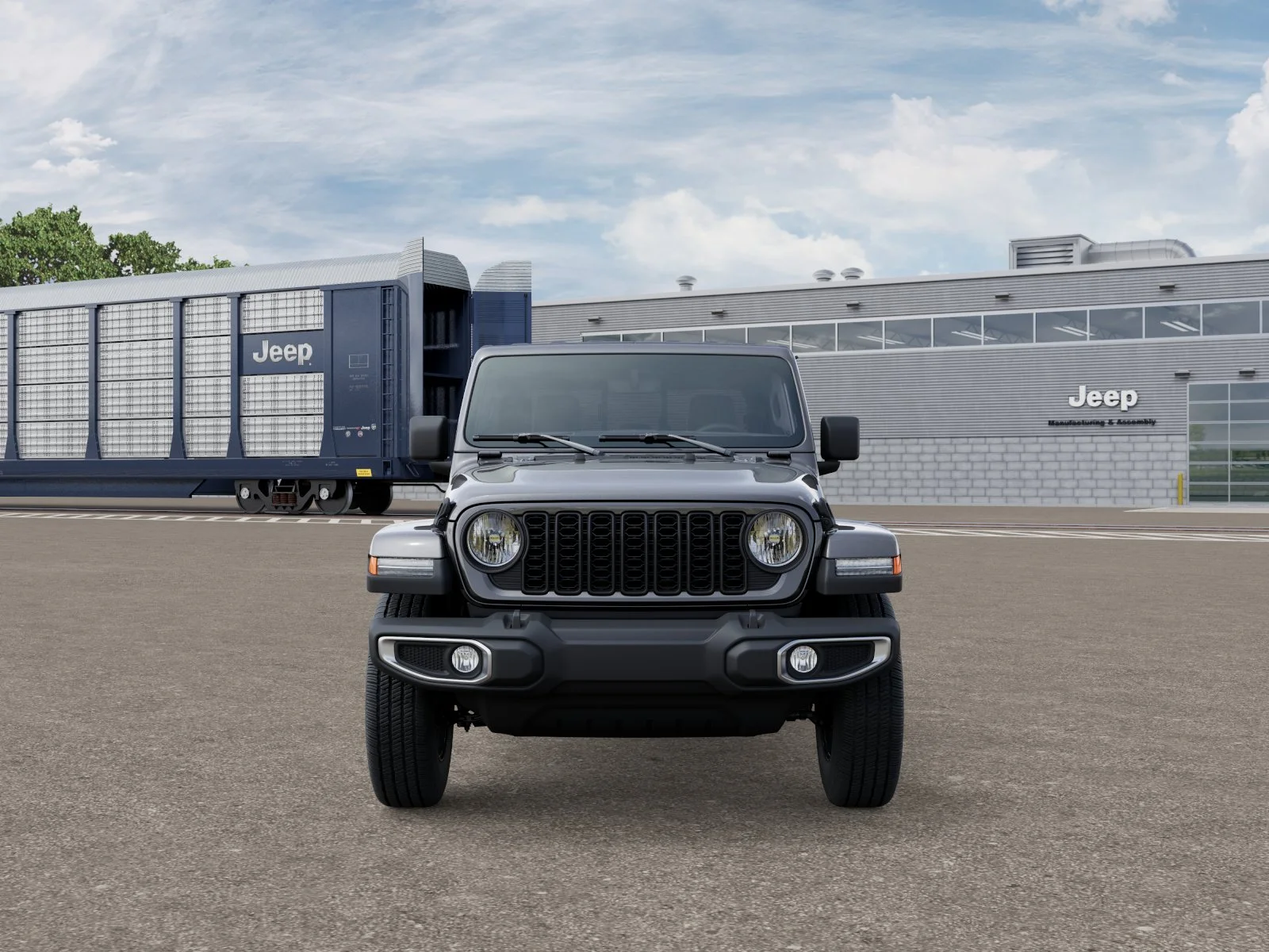 New 2027 Granite Crystal Metallic Clearcoat Jeep Sport S image 32