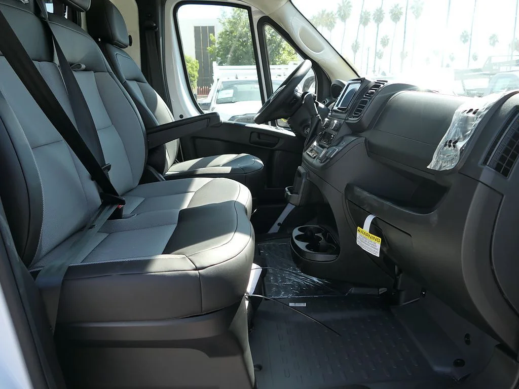 New 2026 Bright White Clear Coat RAM Cargo Van Tradesman High Roof 136" WB w/Pass Seat image 24