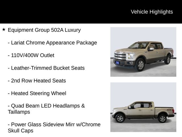 Used 2017 Gold Ford Lariat image 13