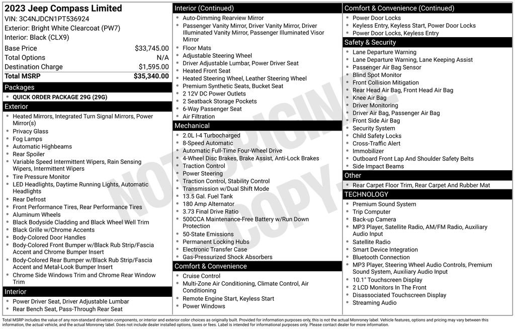 Used 2023 White Jeep Limited image 24