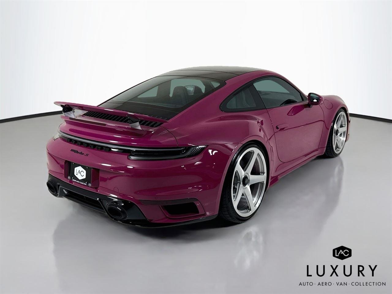Used 2024 Ruby Star Neo Porsche Turbo S | PCCBs | Front Lift | $60k in options | 21 /22 AG Lux Wheel Setup image 6