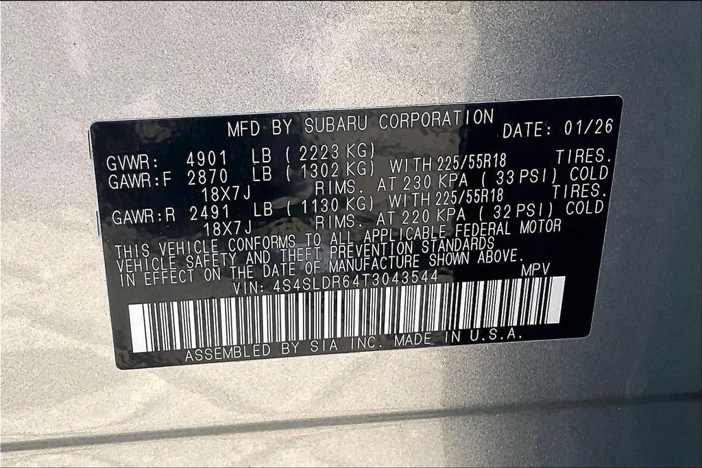 Used 2026 Silver Subaru Limited image 28