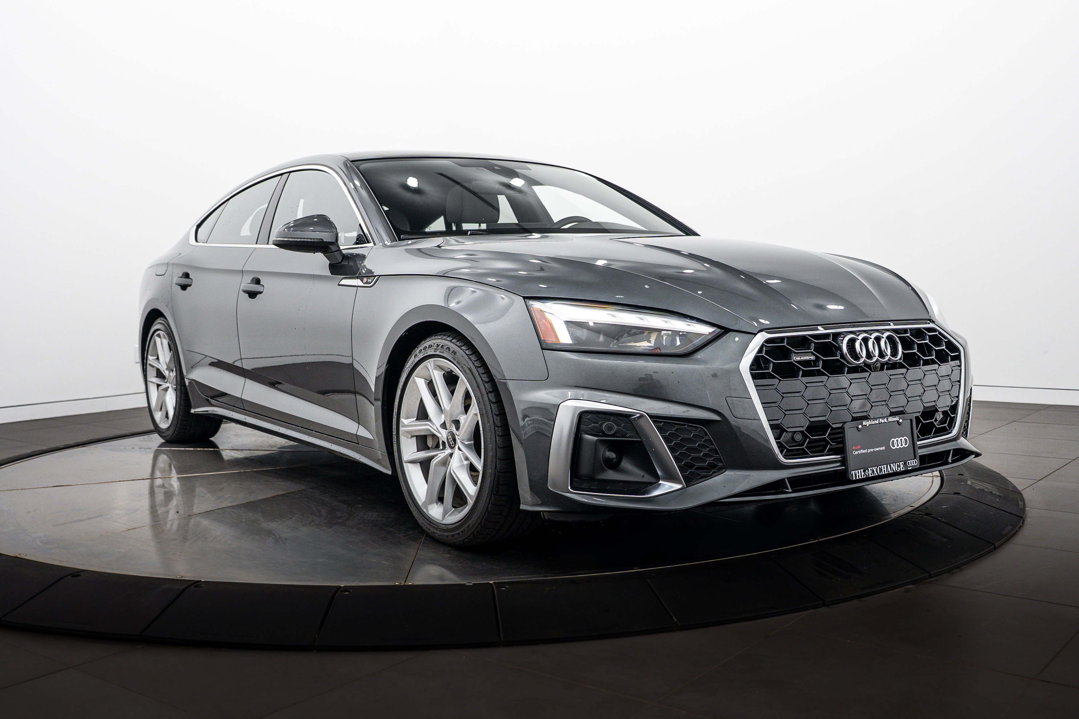 Certified Used 2023 Daytona Gray Pearl Effect Audi S line Premium Plus image 1