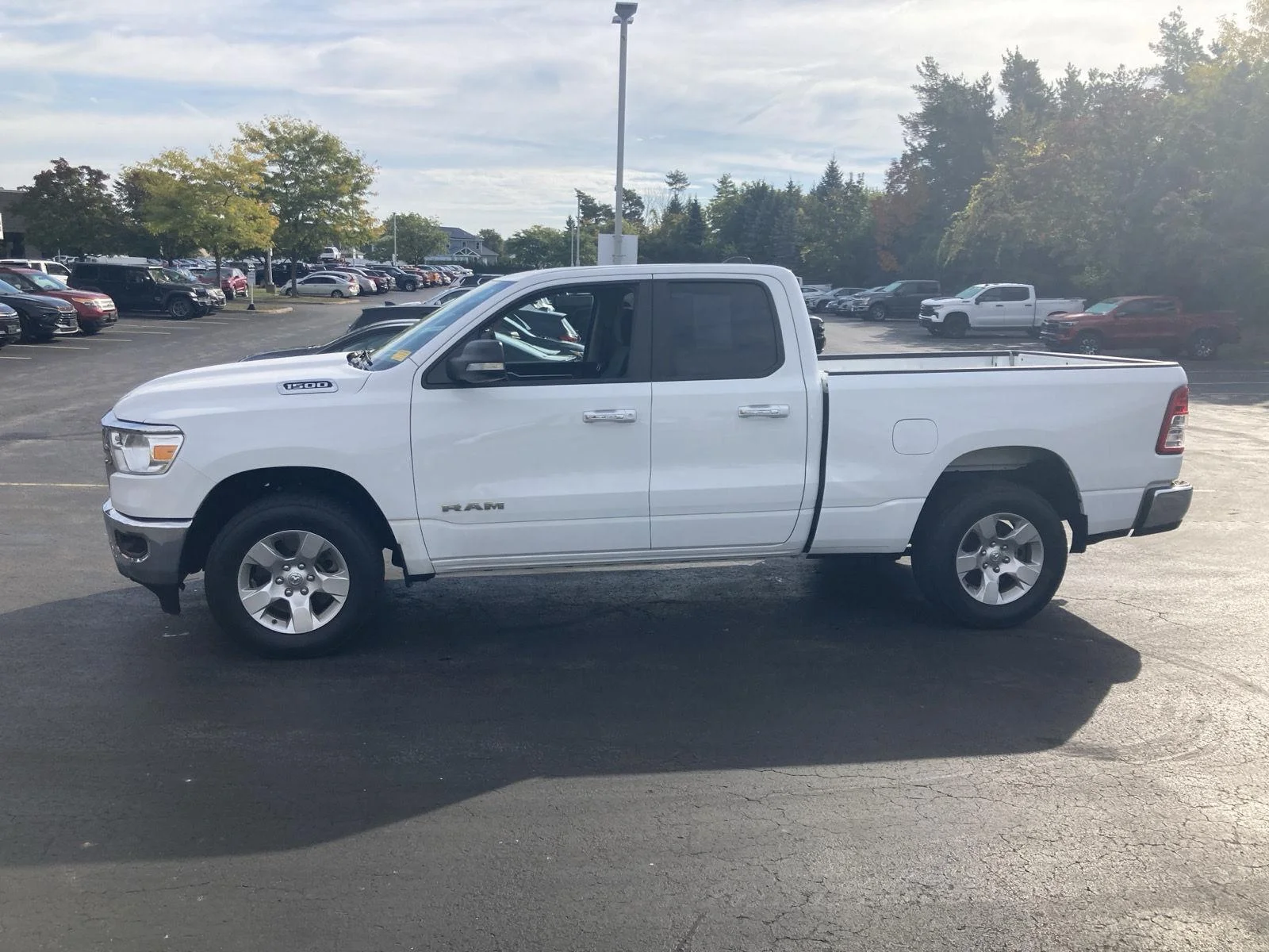 Used 2020 Bright White Clearcoat Ram Big Horn image 4