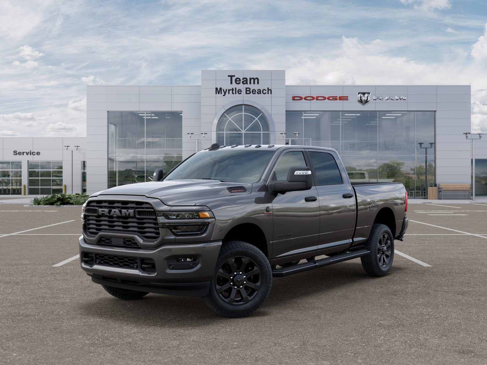 New 2026 Granite Crystal Metallic Clear-Coat Exterior Paint RAM Big Horn image 28