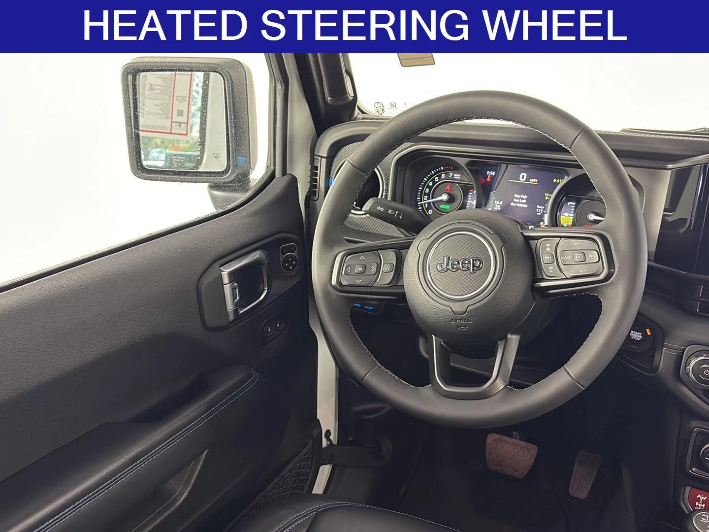 Used 2025 Bright White Clearcoat Jeep Rubicon X image 19