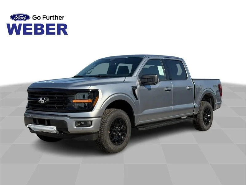 New 2026 Iconic Silver Metallic Ford XLT 4WD SuperCrew 5.5