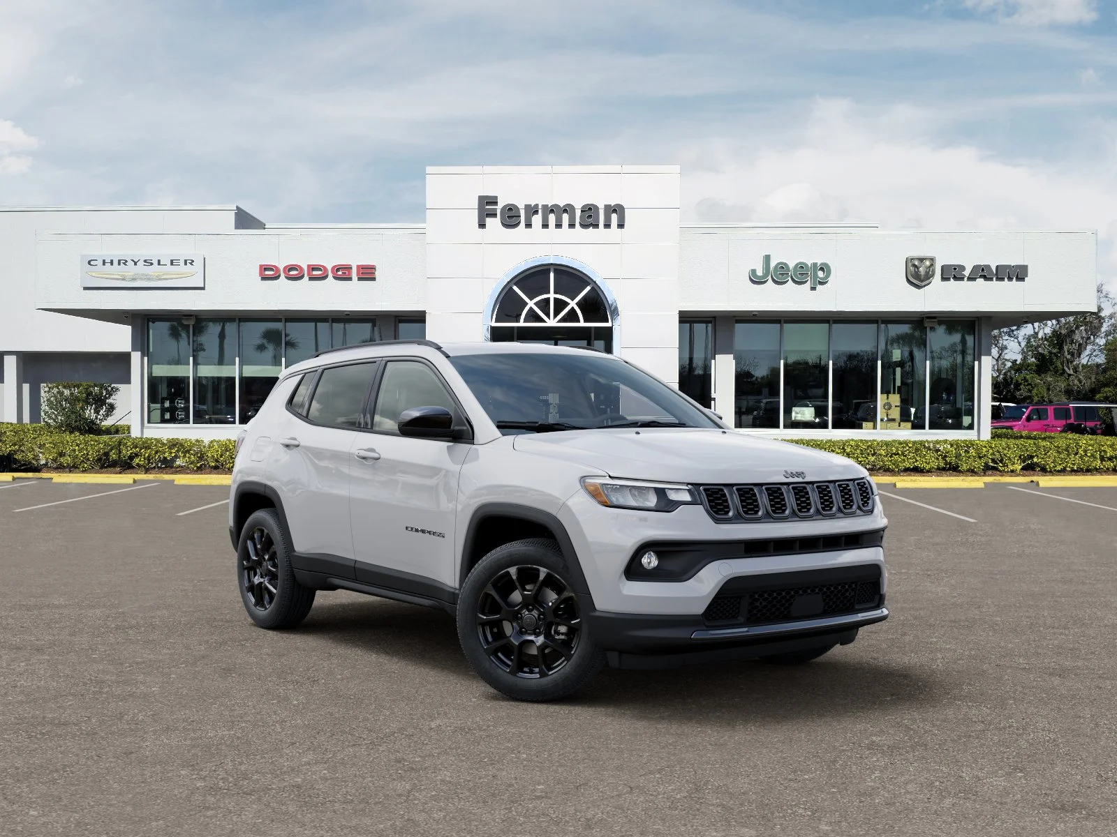 New 2026 Bright White Clear-Coat Exterior Paint Jeep Latitude image 30