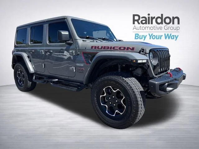 Used 2020 Sting-Gray Clearcoat Jeep Unlimited Rubicon image 1