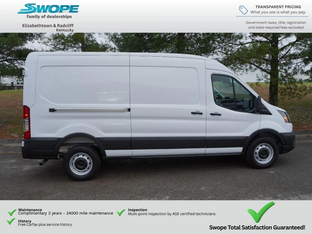 New 2026 Oxford White Ford Cargo Van image 3