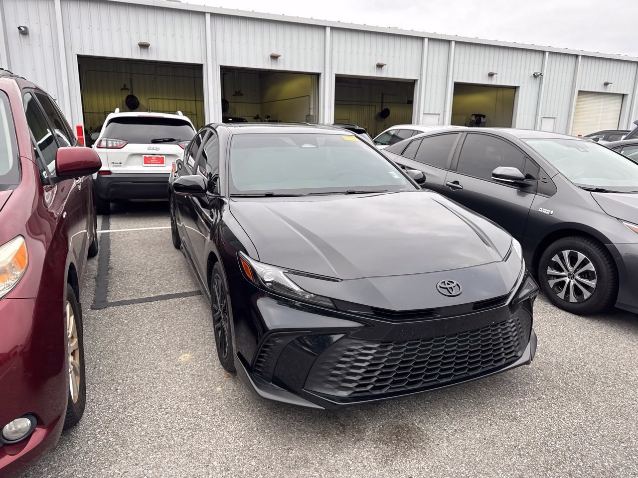 Used 2025 Black Toyota SE image 3