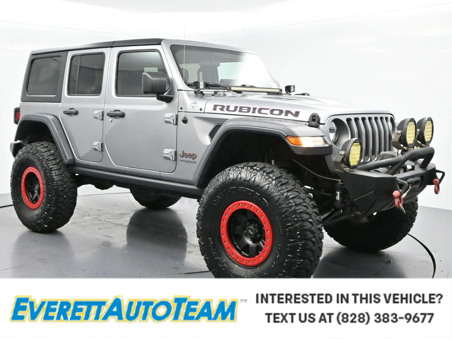 Used 2020 Billet Silver Metallic Clearcoat Jeep Rubicon image 1