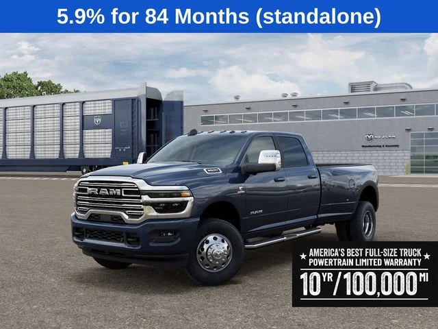 New 2026 Forged Blue Metallic Exterior Paint RAM Laramie image 1