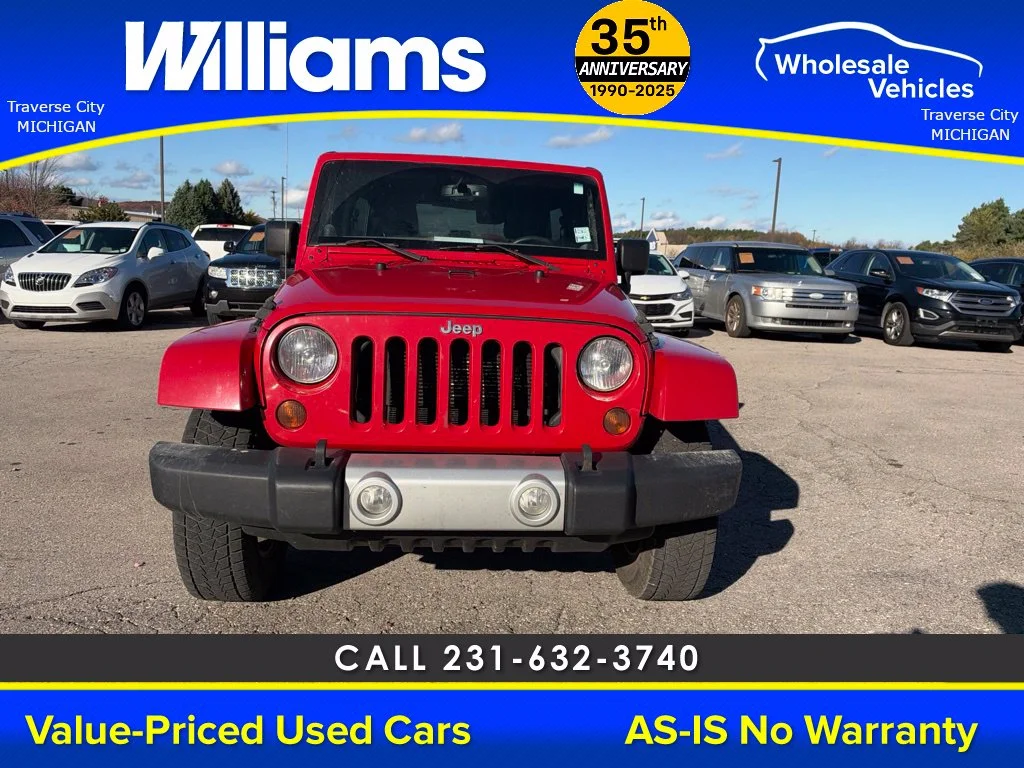 Used 2013 Flame Red Jeep Unlimited Sahara image 20