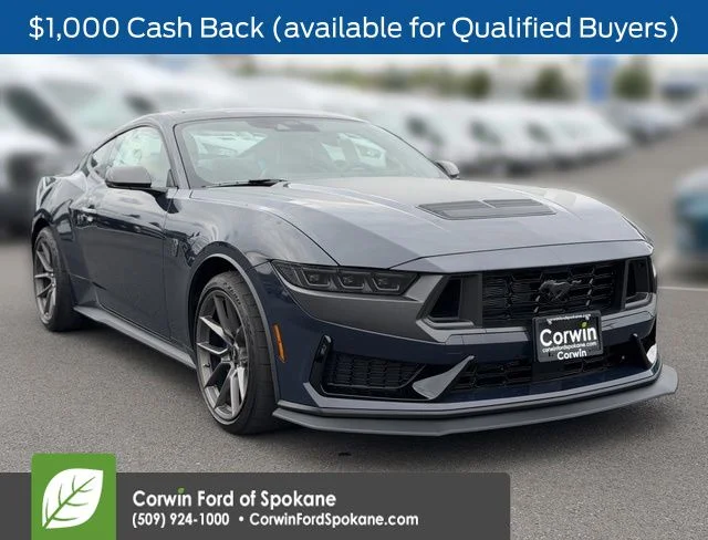 New 2026 Blue Ember Metallic Ford Dark Horse image 1