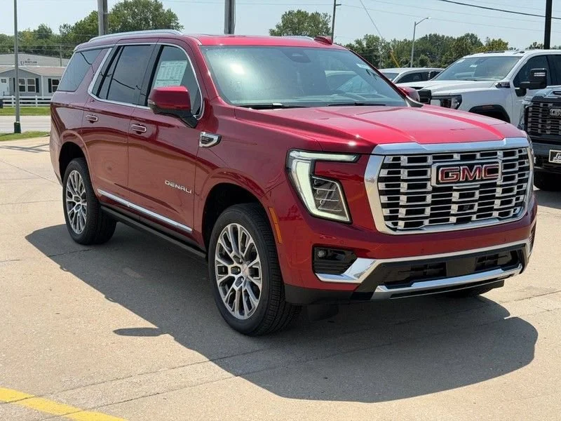 New 2026 Volcanic Red Tintcoat GMC Denali image 1